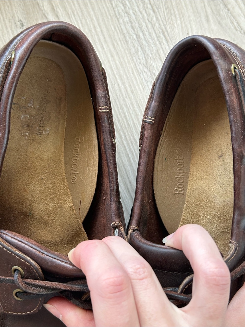 Rockport classic loafers boat shoes Sz 7.5 - Picture 4 of 12